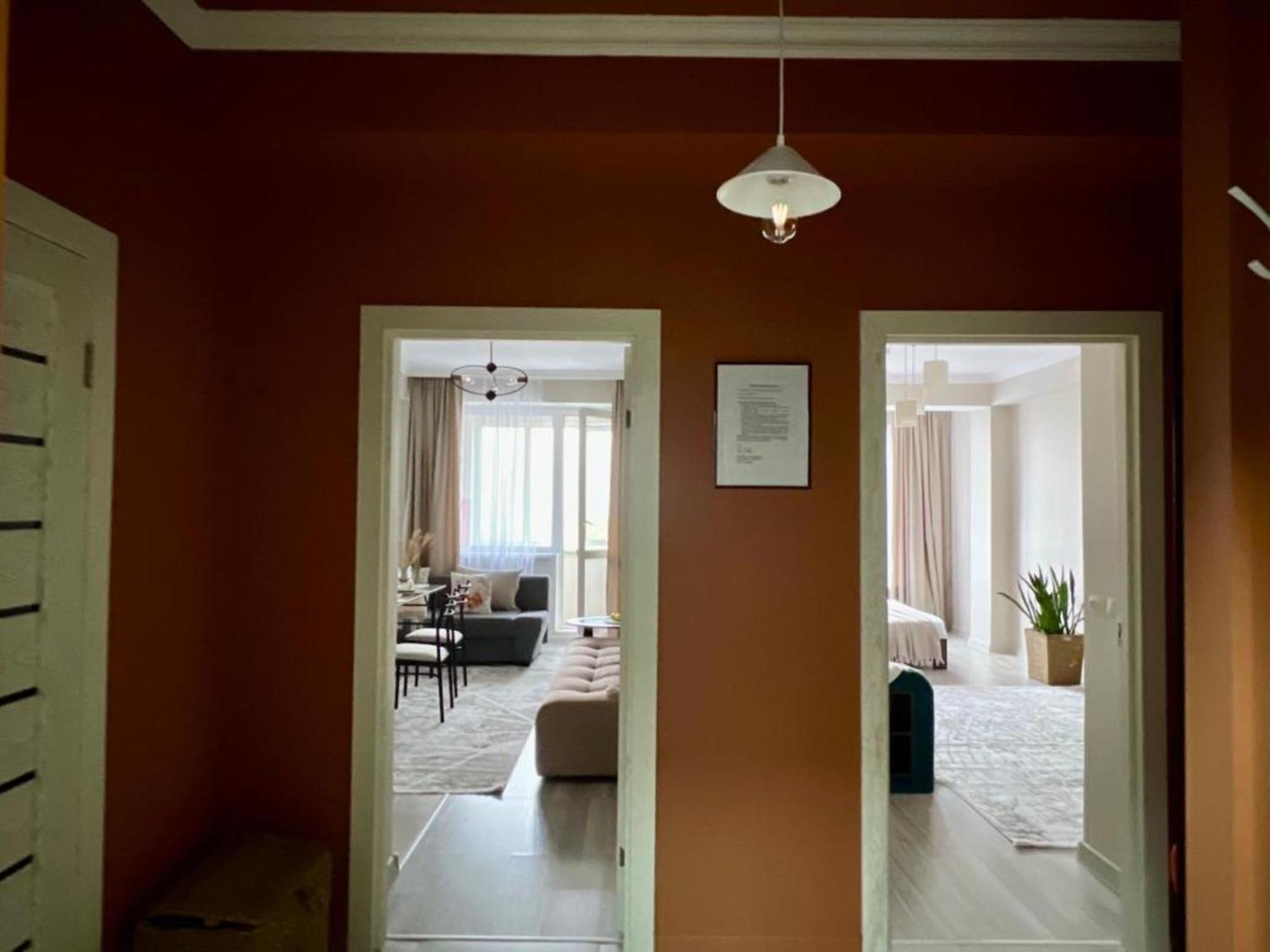просторные двухкомнатные терракота Apartment Almaty